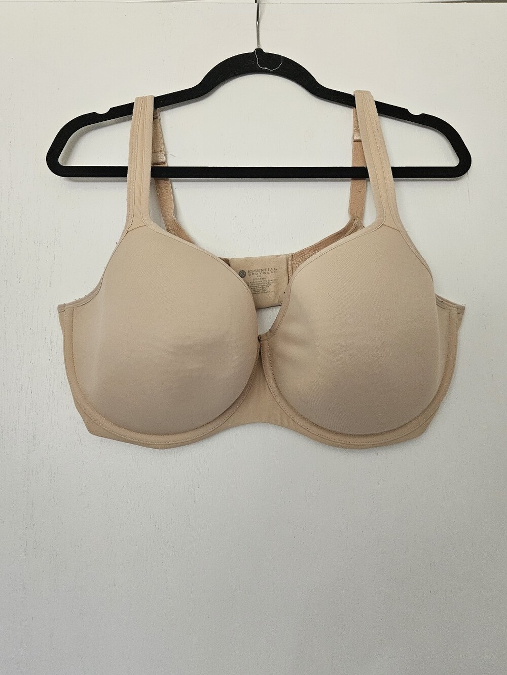 Essential Bodywear Nude Smooth Underwire Full Coverage T-Shirt Bra 40G